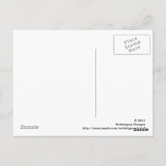 雨の後 ポストカード (裏面)