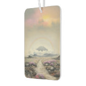 雨の後(水日本の色の風景芸術) カーエアーフレッシュナー (左)