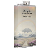 雨の後(水日本の色の風景芸術) フラスク (右)