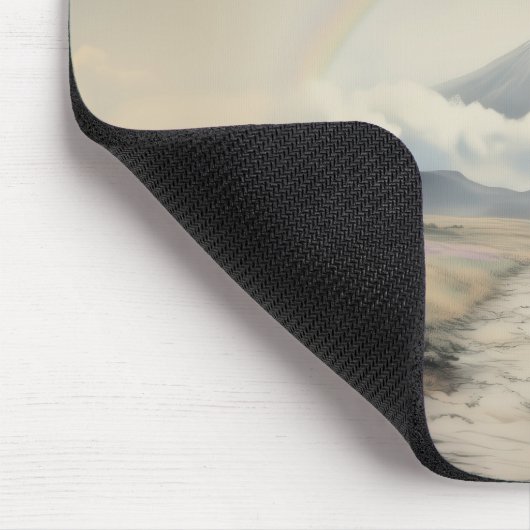 雨の後(水日本の色の風景芸術) マウスパッド (コーナー)