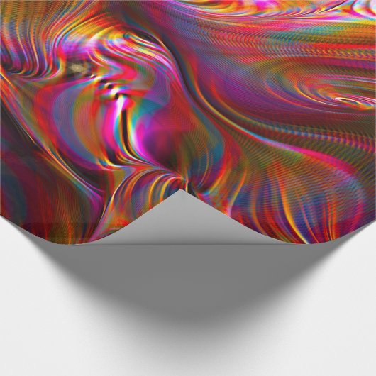 雨の後、美しい抽象芸術 ラッピングペーパー (角)