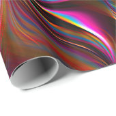 雨の後、美しい抽象芸術 ラッピングペーパー (ロールコーナー)