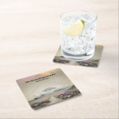 雨の後(風景日本のアート) スクエアペーパーコースター (インサイチュ)