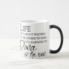 雨の感動的なダンス モーフィングマグカップ