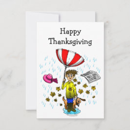 雨の感謝祭の日