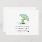 雨の日ことわざ ポストカード (正面/裏面)