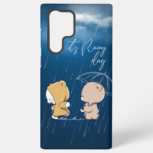 雨の日です SAMSUNG GALAXYケース (裏面)