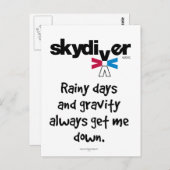 雨の日と重力 ポストカード (正面/裏面)