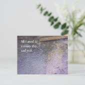 雨の日と ポストカード (スタンド正面)