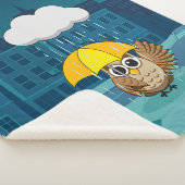 雨の日にかわいいフクロウ|過去記事 シェルパブランケット (3/4)