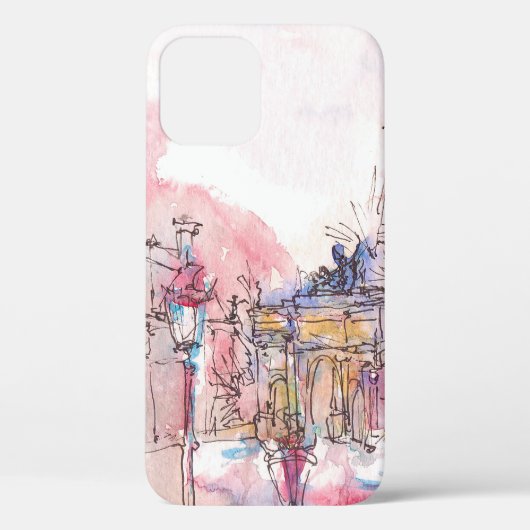 雨の日には水の色でパリの目印 – Case-Mate iPhoneケース (裏面)