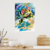 雨の日に飛ぶ ポスター (キッチン)