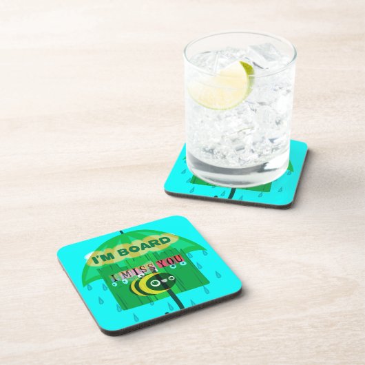 雨の日のおもしろい: A Bee's Perspective.「僕は船に乗っている」 コースター (右側)