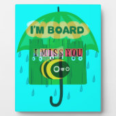 雨の日のおもしろい: A Bee's Perspective.「僕は船に乗っている」 フォトプラーク (正面)