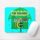 雨の日のおもしろい: A Bee's Perspective.「僕は船に乗っている」 マウスパッド (マウス)