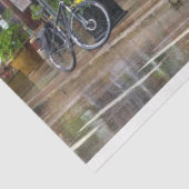 雨の日のオウィーゴ市 NY 薄葉紙 (詳細)