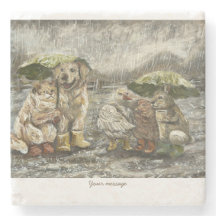 雨の日のファンタジーファームアニマル