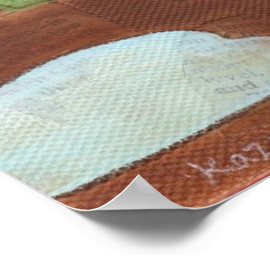 雨の日のポスターを楽しむ ポスター (角)