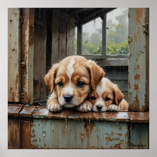 雨の日の仲間 ポスター