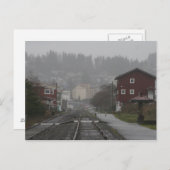 雨の日の午後、アストリア・オレゴン ポストカード (正面/裏面)