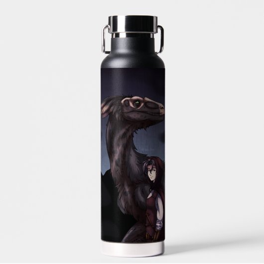 雨の日の恐竜 ウォーターボトル (正面)