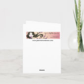 雨の日の挨拶 カード (裏面)