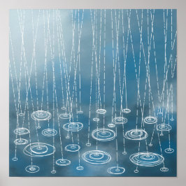 雨の日の絵 ポスター