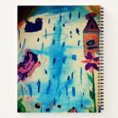 雨の日の蝶 ノートブック (裏面)