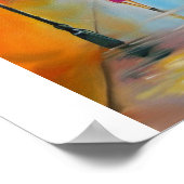 雨の日の赤い傘 ポスター (角)