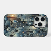 雨の日の都会的な雰囲気を感じるiPhoneケース iPhoneケース (裏面横)