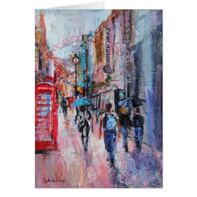 雨の日のCarnabyの通り (正面)