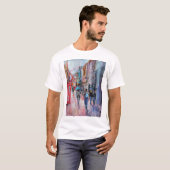 雨の日のCarnabyの通り Tシャツ (正面フル)