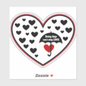 雨の日は愛ストップできない シール (シート)