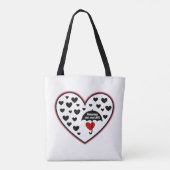 雨の日は愛ストップできない トートバッグ (裏面)