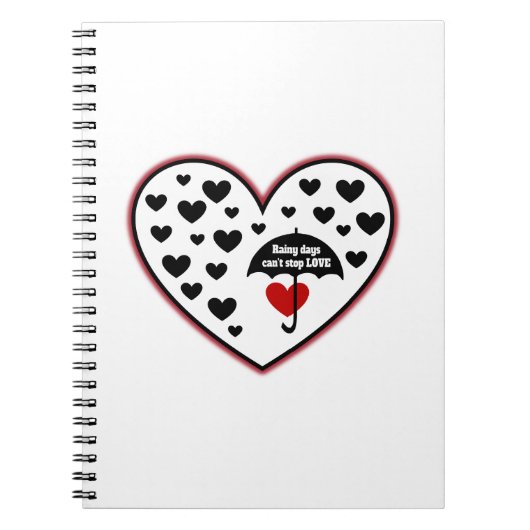 雨の日は愛ストップできない ノートブック (正面)