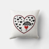 雨の日も愛は止められない クッション (裏面)