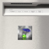 雨の日カエルのマグネット マグネット (インサイチュ (食洗機))