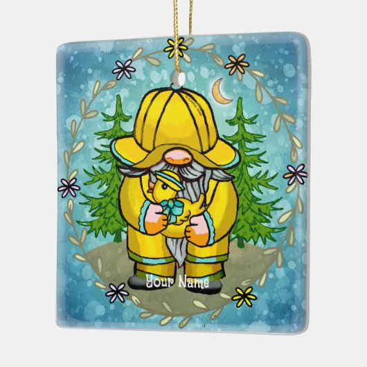 雨の日カスタム格言オーナメント セラミックオーナメント (左)