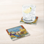 雨の日コースター スクエアペーパーコースター (インサイチュ)