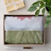 雨の日チューリップ春水彩 薄葉紙 (ギフト)