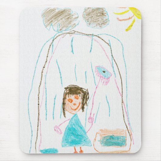 雨の日バイジョセリン マウスパッド (正面)