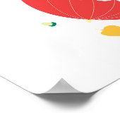 雨の日フレンド: 猫犬ヴィンテージ ポスター (角)