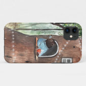 雨の日ベアーデイドリームティータイムイラストレーション Case-Mate iPhoneケース (裏面(横))