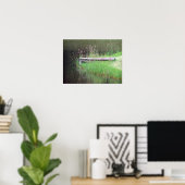 雨の日波止場 ポスター (ホームオフィス)