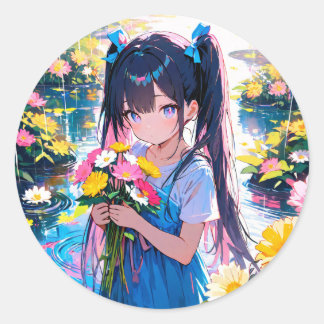 雨の日開花 ラウンドシール