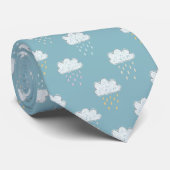 雨の日雨雲 ネクタイ (ロール)