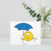 雨の日顔 ポストカード (スタンド正面)