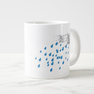 雨の日20のozのコーヒー・マグ ジャンボコーヒーマグカップ