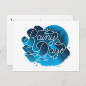 雨の日/はがき シーズンポストカード (正面/裏面)