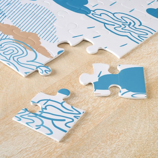 雨の日 ジグソーパズル (側面)